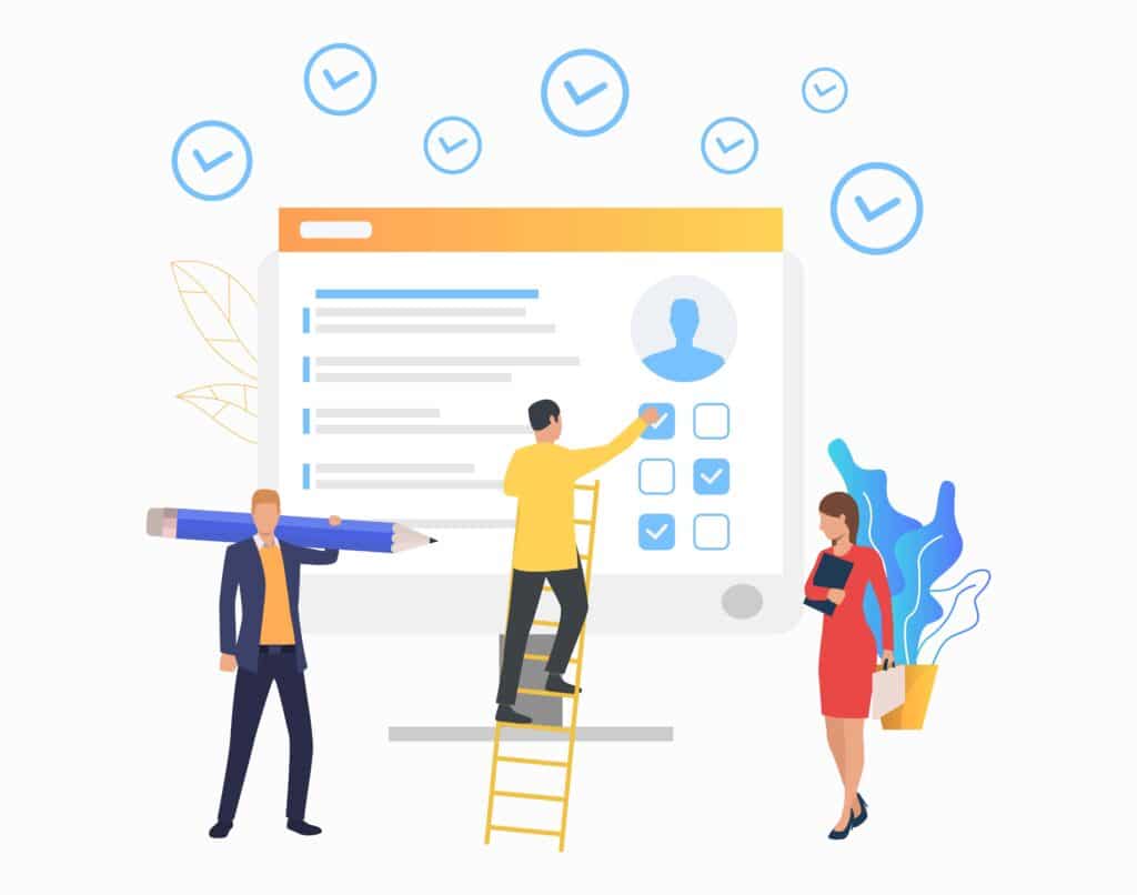 Image showing check list of self assessment tax return
